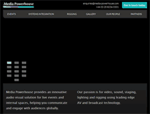 Tablet Screenshot of media-powerhouse.com